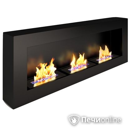 Биокамин ЭкоЛайф Fire Line black burgundy в Ирбите